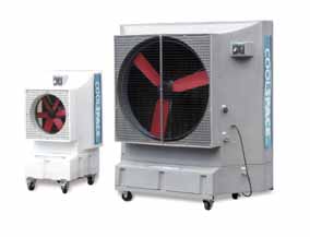 Fully Portable Fans using Evaporative Coolers