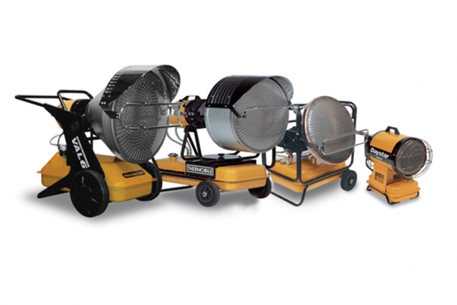 VAL Infra-red radiant oil fired heaters