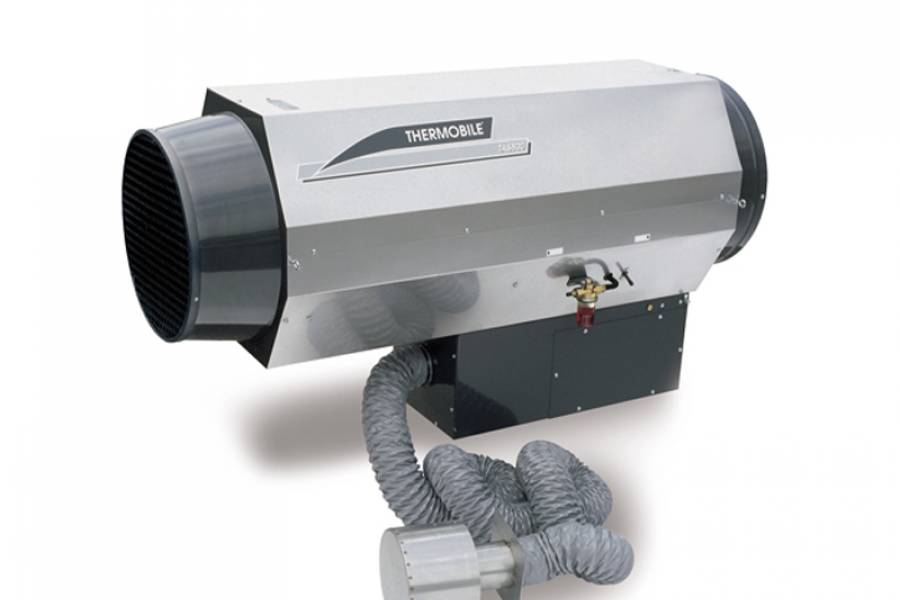 TAS 800 E suspended oil fired heater